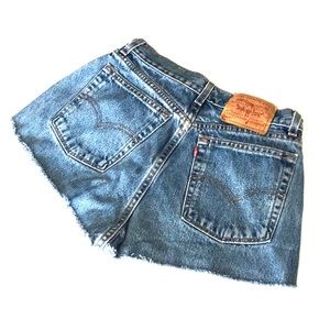 Vintage Levi’s Jeans Cut Off Shorts